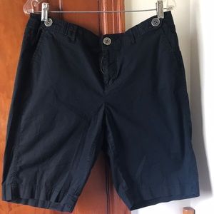 Black Bermuda shorts